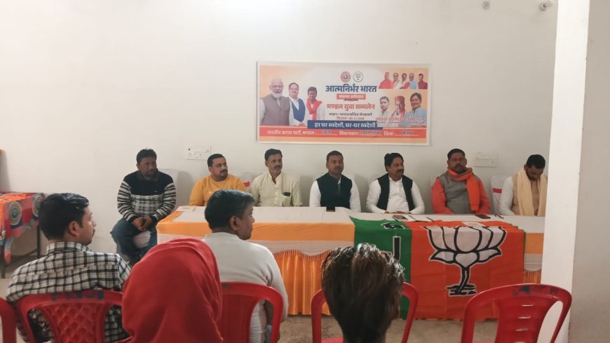 आत्मनिर्भर भारत संकल्प अभियान के तहत डाला मंडल में युवा सम्मेलन का हुआ आयोजन