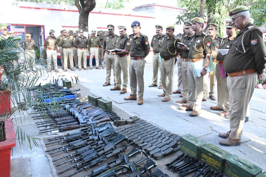 पुलिस अधीक्षक ने थाना तालबेहट का किया गया वार्षिक निरीक्षण