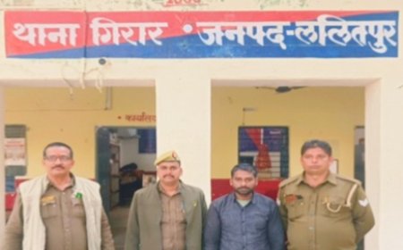 गिरार पुलिस द्वारा चोरी के अभियोग में वाँछित 25 हजार रुपये की धनराशि के इनामिया एक अभियुक्त को किया गिरफ्तार ।