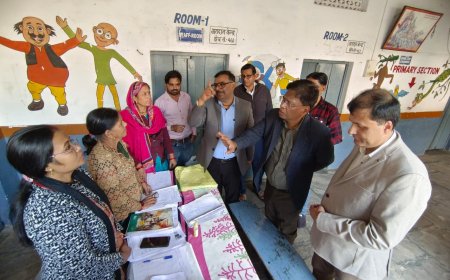 डीएम के निर्देश पर विशेष प्रगाढ़ पुनरीक्षण एसआईआर अभियान को गति देने घर-घर पहुंचे अधिकारी माता बहने बुजुर्ग सभी मतदाताओं से किया संवाद पीए सिस्टम से लोगों को बताया एसआईआर का महत्व