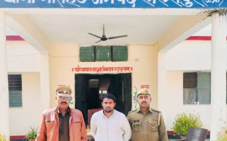 पुलिस द्वारा चोरी के अभियोग में वाँछित एक अभियुक्त को किया गिरफ्तार