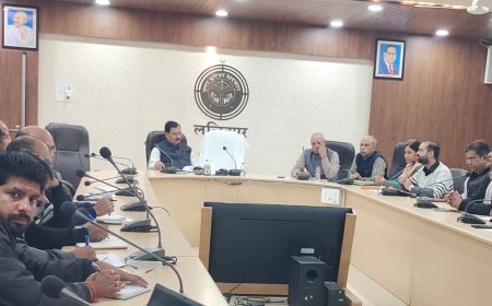 पल्स पोलियो अभियान के सफल संचालन के सम्बन्ध में कलेक्ट्रेट सभागार में जिला टास्क फोर्स की बैठक