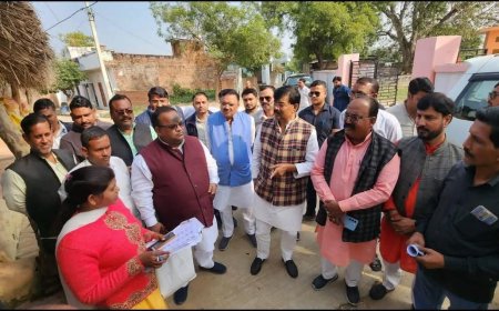 मन की बात को जन प्रतिनिधियों ने सुना , निरीक्षण के दौरान जिला अध्यक्ष ने सुनी बीएलओ की समस्या