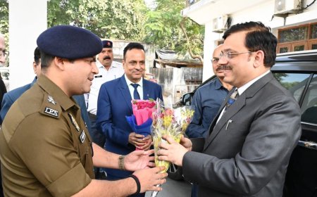 जिला जज हुआ हाई कोर्ट के न्यायाधीश का डीएम और एसपी ने किया स्वागत