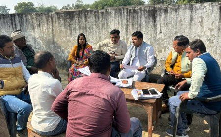 भाजपा बूथ प्रवासी नेत्री सुरभि सिंह वर्मा ने किन्तूर बूथ का निरीक्षण किया