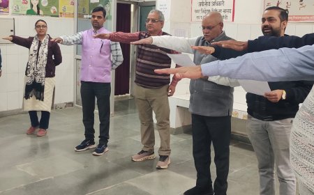 बाल विवाह मुक्त भारत राष्ट्रीय अभियान अंतर्गत मुख्य चिकित्सा अधिकारी कार्यालय में बाल विवाह के खिलाफ शपथ कार्यक्रम का आयोजन