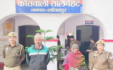 थाना तालबेहट पुलिस ने दो वांछित अभियुक्तों को किया गिरफ्तार