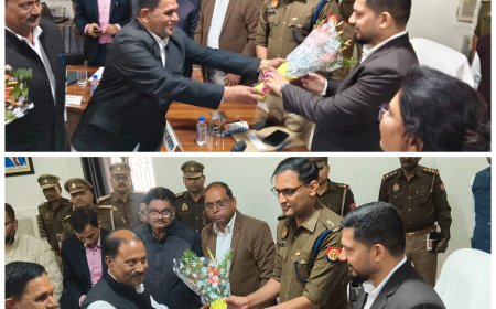 बार एसोसिएशन सिरौलीगौसपुर के पदाधिकारियों ने जिलाधिकारी, पुलिस अधीक्षक का स्वागत किया