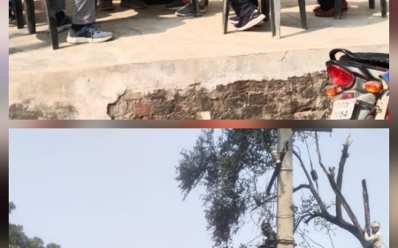 इजूरा खुर्द में विद्युत जेई पीयूष कुमार के नेतृत्व में बिजली बकायदारों के कांटे केबल कटिया बाजो में मचा हड़कंप