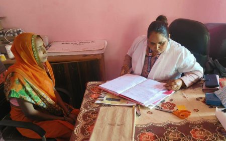 मुख्यमंत्री आरोग्य मेला में 110 मरीजों का उपचार किया गया