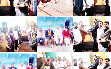 शान्ति भोज व शोक सभा संपन्न उमड़ा जनसैलाब