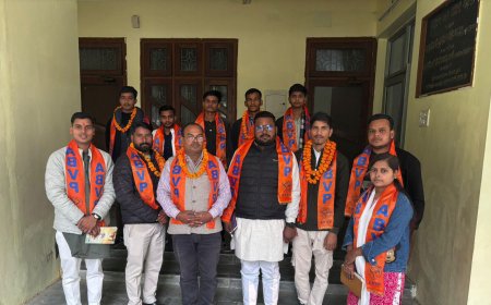 अखिल भारतीय विद्यार्थी परिषद की नगर इकाई बदोसरांय का गठन किया गया