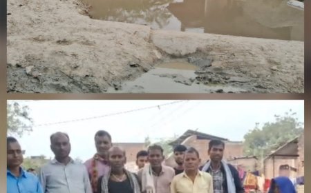 राजनीतिक भेदभाव की भेंट चढ़ी तौरा गांव की सड़क