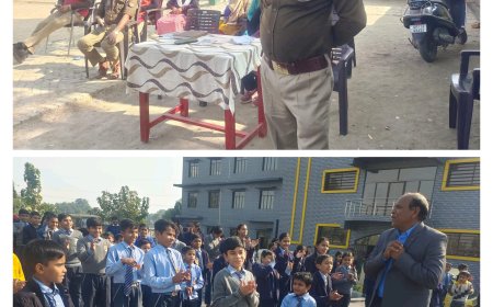 विद्यालय के बच्चे भी सड़क सुरक्षा जीवन रक्षा के लिए आम जनों को करेंगे जागरूक फिरोज खान