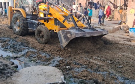 खबर का हुआ जोरदार असर, सालो से दलदल से भरी सड़क से तौरा गांव के ग्रामीणों को मिला निजात