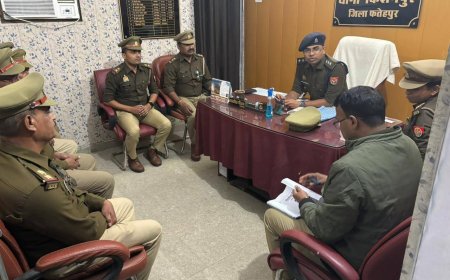 सीओ खागा ने किया किशनपुर थाने का निरीक्षण