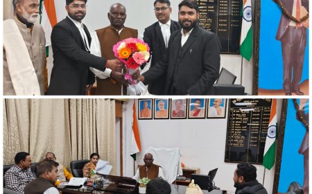 उत्तर प्रदेश अनुसूचित जाति जनजाति आयोग के अध्यक्ष बैजनाथ रावत ने अपने कार्यालय में शासकीय  कार्यों का निस्तारण तथा अधिवक्ता तथा कार्यकर्ताओं से मुलाकात की