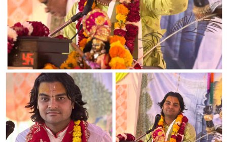 इजूरा खुर्द में होने वाले मेले में पहुंच रहे मथुरा के लोकप्रिय कथावाचक, प. श्री तरुण कृष्ण शास्त्री जी एक दिवसीय प्रवचन में बहेगी ज्ञान की धारा