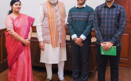 राज्यसभा सांसद डा. संगीता बलवंत ने प्रधानमंत्री नरेंद्र मोदी से शिष्टाचार भेंट की