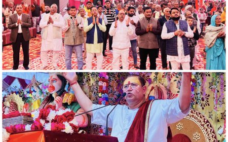 राम कथा षष्टम दिवस  श्रीराम के वनवास पर छलके श्रोताओं के आँसू कथा व्यास परम पूज्य - श्री अतुल कृष्ण भारद्वाज जी महाराज