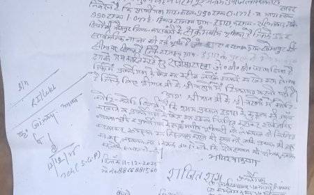 नागापुर मजरे हडाहा के किसानों ने ग्राम प्रधान पर आरोप लगाया है कि नाला की भूमि पर सार्वजनिक रास्ता रातो रात पटवा दिया है