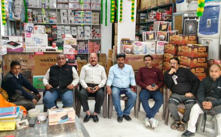 उद्योग व्यापार मंडल उत्तर प्रदेश की वार्ड इकाई बैठक हुई संपन्न