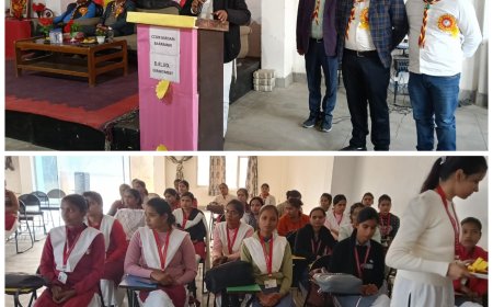चौधरी चरण सिंह महाविद्यालय बरदरी में भारत स्काउट गाइड डी एल एड प्रशिक्षुओं का पांच दिवसीय प्रशिक्षण का शुभारंभ पूर्व कैबिनेट मंत्री राकेश कुमार वर्मा ने किया