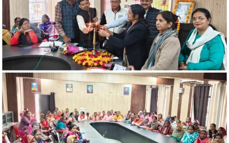 पोषण भी पढाई भी विषय पर ब्लाक सभागार सिरौलीगौसपुर में तीन दिवसीय प्रशिक्षण कार्यक्रम का शुभारंभ खंण्ड विकास अधिकारी संजीव गुप्ता ने किया