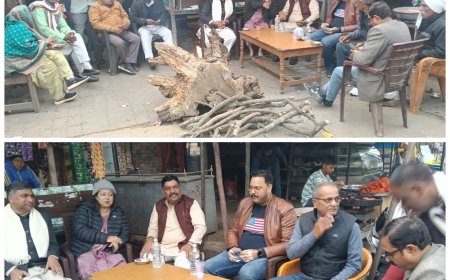 प्रदेश के पूर्व कैबिनेट मंत्री अरविंद कुमार सिंह गोप ने बदोसरांय चौराहे पर चौपाल में एस आई आर की समीक्षा की