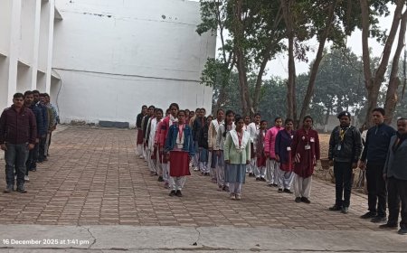 चौधरी चरण सिंह महाविद्यालय बरदरी में डी एल एड प्रशिक्षुओं को दूसरे दिन भी दिया गया भारत स्काउट गाइड प्रशिक्षण