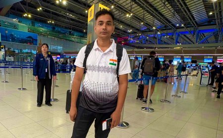 रेणुकूट के रवि सिंह करेंगे भारत का प्रतिनिधित्व, अंतरराष्ट्रीय टूर्नामेंट के लिए नेपाल रवाना