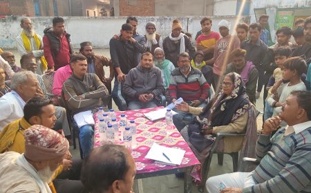 इदरीशपुर में 2003 की ओटर लिस्ट न मिलने से ग्रामीणों में चिंता का माहौल