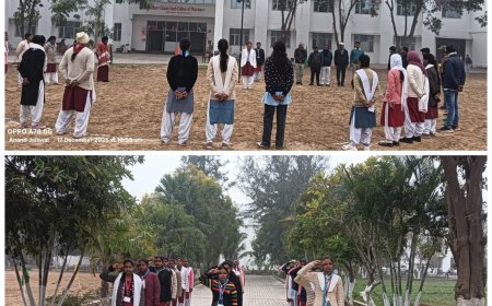 चौधरी चरण सिंह महाविद्यालय बरदरी में तीसरे दिन भी भारत स्काउट गाइड प्रशिक्षण