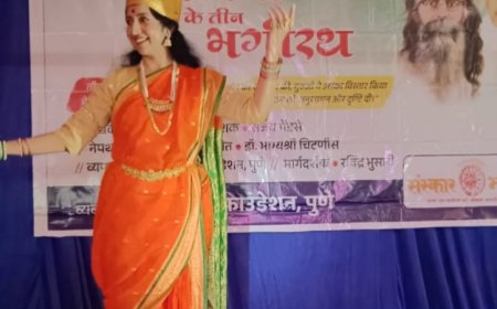 संघ के तीन भीष्म के नाट्य मंचन ने दर्शकों को किया भावविभोर