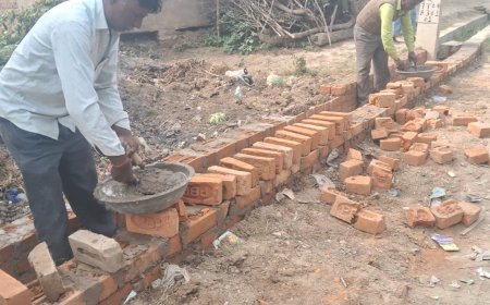 फतेहपुर जिले के ऐराया विकास खंड में नाली निर्माण कार्य में जमकर हो रहा भ्रष्टाचार