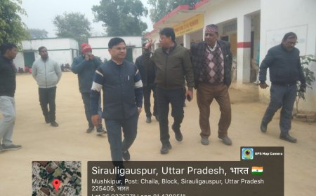 स्टेट क्वालिटी मानीटर संजय कुमार श्रीवास्तव ने पांच ग्राम पंचायतों में मनरेगा कार्यों का निरीक्षण किया