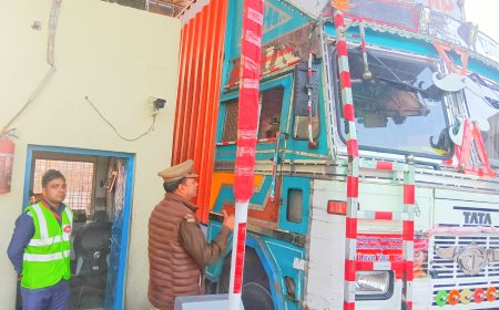 पुलिस ने वीघा खेत टोल प्लाजा पर 24×7ऑडियो संदेशों के माध्यम से वाहन चालकों को यातायात नियमों के प्रति किया जागरूक