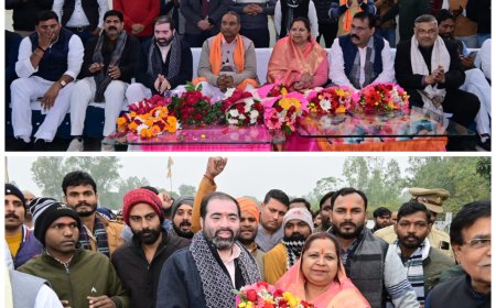 भारतीय जनता पार्टी के नवनियुक्त जिला अध्यक्ष भुल्लन वर्मा का महमूदाबाद में स्वागत किया गया