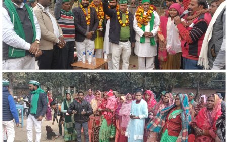 भारतीय अवस्थी किसान संगठन ने किसान जागरुकता अभियान के तहत बाजपुर में संगठन की बैठक कर किसानों को जागरूक किया