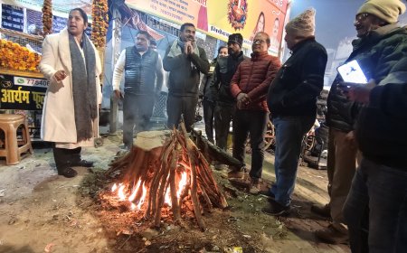 एसडीएम नानपारा ने रैन बसेरों व अलाव स्थलों का किया निरीक्षण