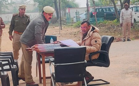 अपर पुलिस अधीक्षक द्वारा थाना मारकुण्डी का आकस्मिक निरीक्षण किया गया