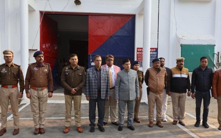 जिला कारागार गुरमा का जिला जज, जिलाधिकारी, सीजीएम, पुलिस अधीक्षक एवं सीएमओ द्वारा आकस्मिक निरीक्षण