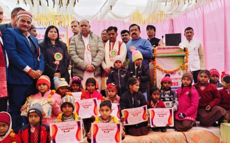 ब्लॉक स्तरीय “हमारा आंगन–हमारे बच्चे” उत्सव का भव्य एवं सफल आयोजन