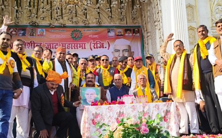 चौ. चरण सिंह की जयंती पर भव्य किसान दिवस, 101 किसान व पूर्व सैनिक सम्मानित