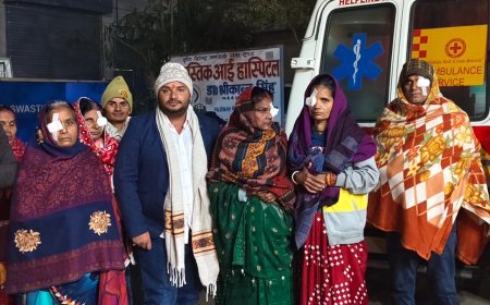 रेडक्रॉस के जिला सचिव ने माता की पुण्य स्मृति में कराया निःशुल्क नेत्र ऑपरेशन