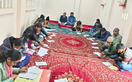 संगीत आश्रम में लिखित परीक्षा सकुशल सम्पन्न