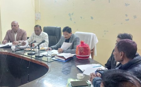 कृषि निदेशालय लखनऊ से चित्रकूट के नोडल अधिकारी एवं अपर कृषि निदेशक अनिल कुमार पाठक द्वारा समस्त योजनाओं की भौतिक एवं वित्तीय प्रगति की समीक्षा की गई