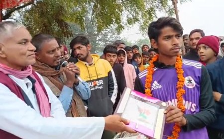 जगापुर की टीम ने भरद्वार की टीम को 6 विकेट से दी पटखनी