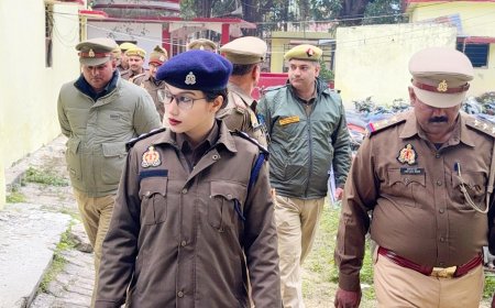 पुलिस उपाधीक्षक रामनगर गरिमा पंत ने कोतवाली बदोसरांय का त्रैमासिक निरीक्षण किया