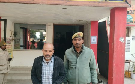 चौकी सीतापुर पुलिस टीम ने एक चोर को चोरी की 01 जोड़ी चांदी की पायल के साथ किया गया गिरफ्तार